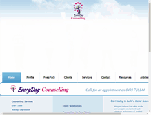 Tablet Screenshot of everydaycounselling.com